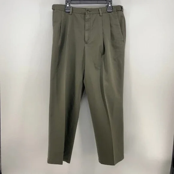 Duck Head Premium Pants Mens 34x29 fits 36x28 Green 100% Cotton Slacks - Picture 3 of 10